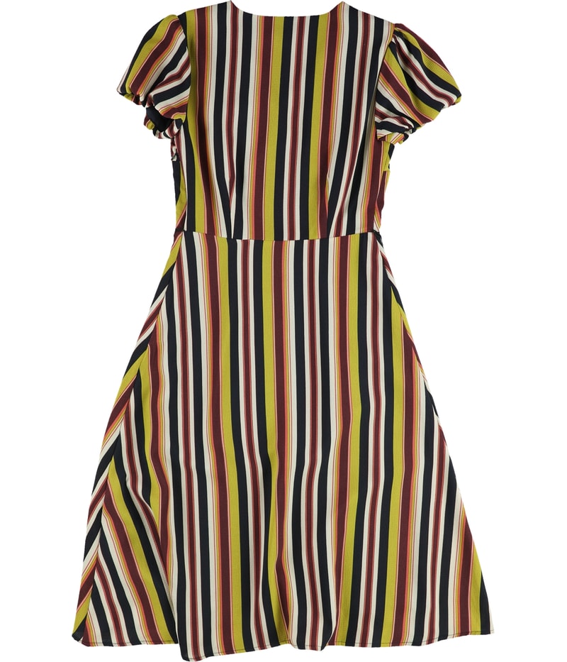 bar III Womens Striped Wrap Dress