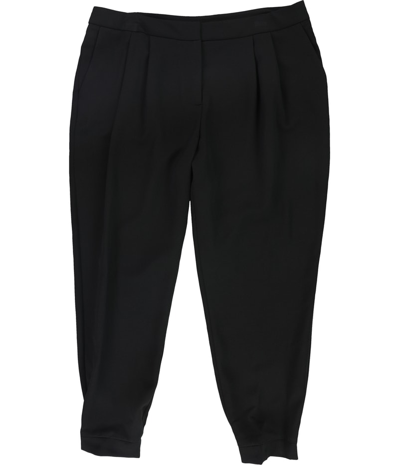 Alfani Womens Solid Straight Leg Jogger Casual Pants