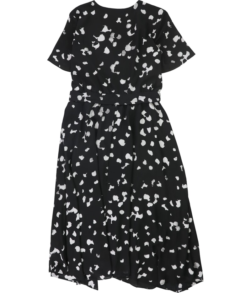 Alfani Womens 2-Tone Wrap Dress