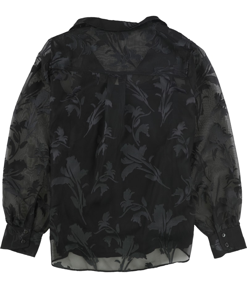 Alfani Womens Floral Shell Blouse