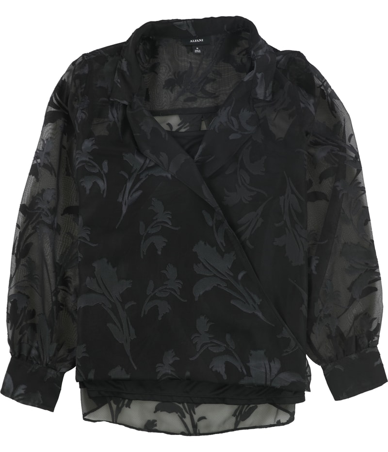 Alfani Womens Floral Shell Blouse