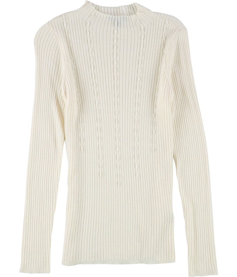 Alfani Womens Beaded Pullover Sweater