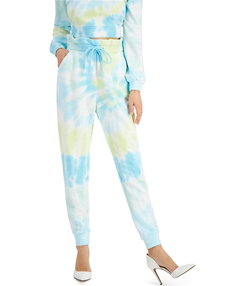 I.N.C Womens Tie-Dye Paperbag Straight Leg Jogger Casual Pants