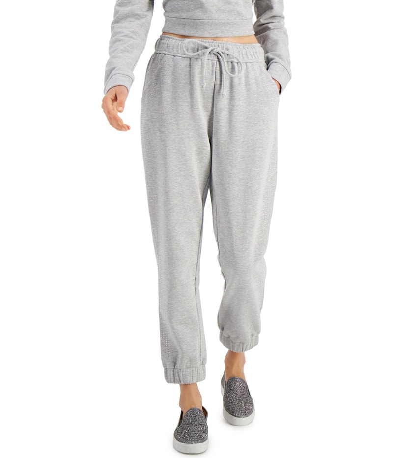 I.N.C Womens Micro Studded Tapered Relaxed Sweatpants Athletic Pants