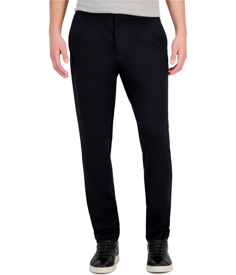 Alfani Mens Modern Knit Straight Leg Casual Pants