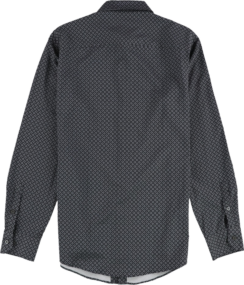 Alfani Mens Moisture-Wicking Button Down Dress Shirt