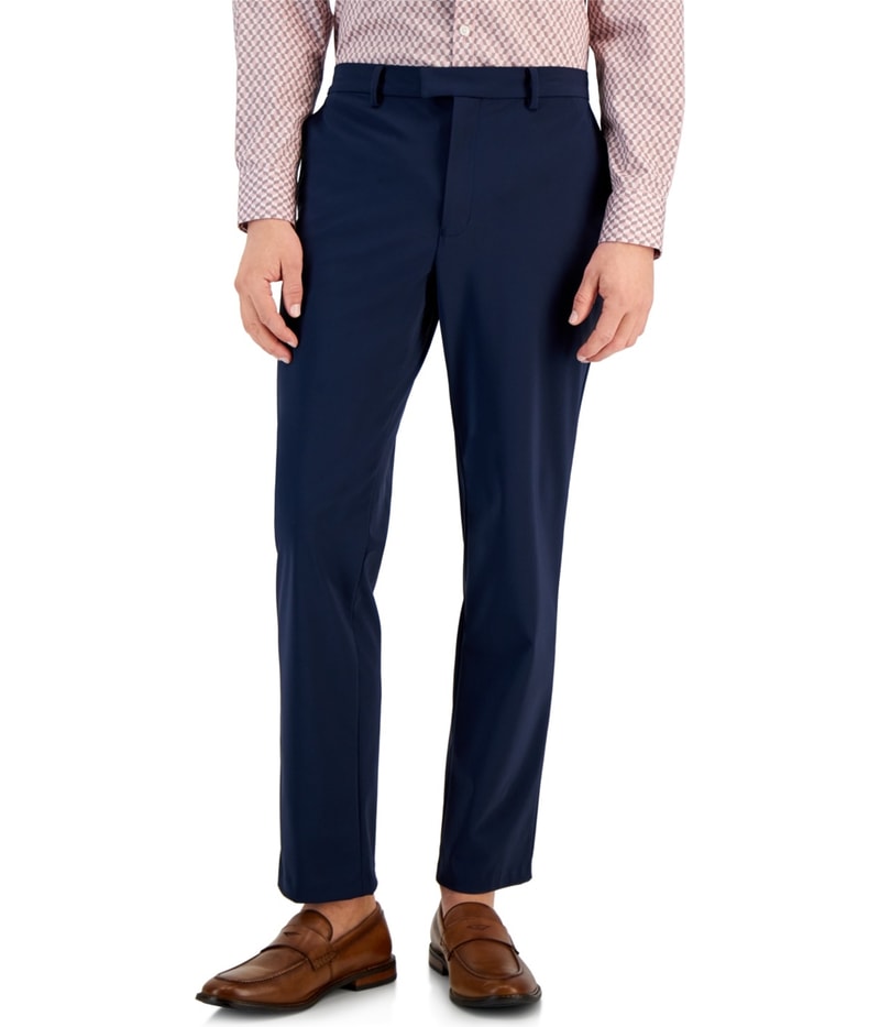 Alfani Mens Classic-Fit Straight Leg Classic Dress Pant Slacks