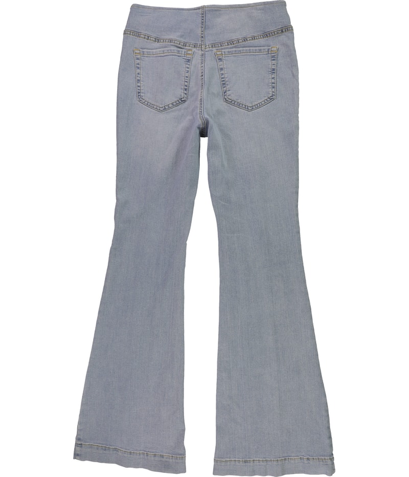 I.N.C Womens Pull On Flare Regular Jeans