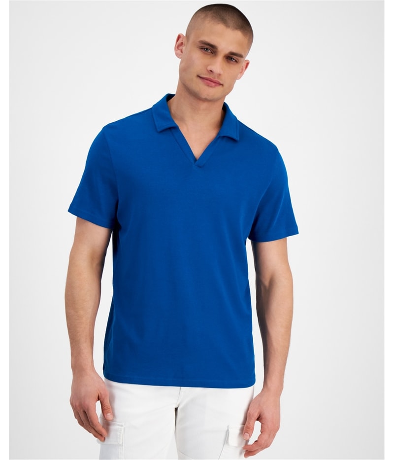 I.N.C Mens Johnny Interlock Polo Shirt