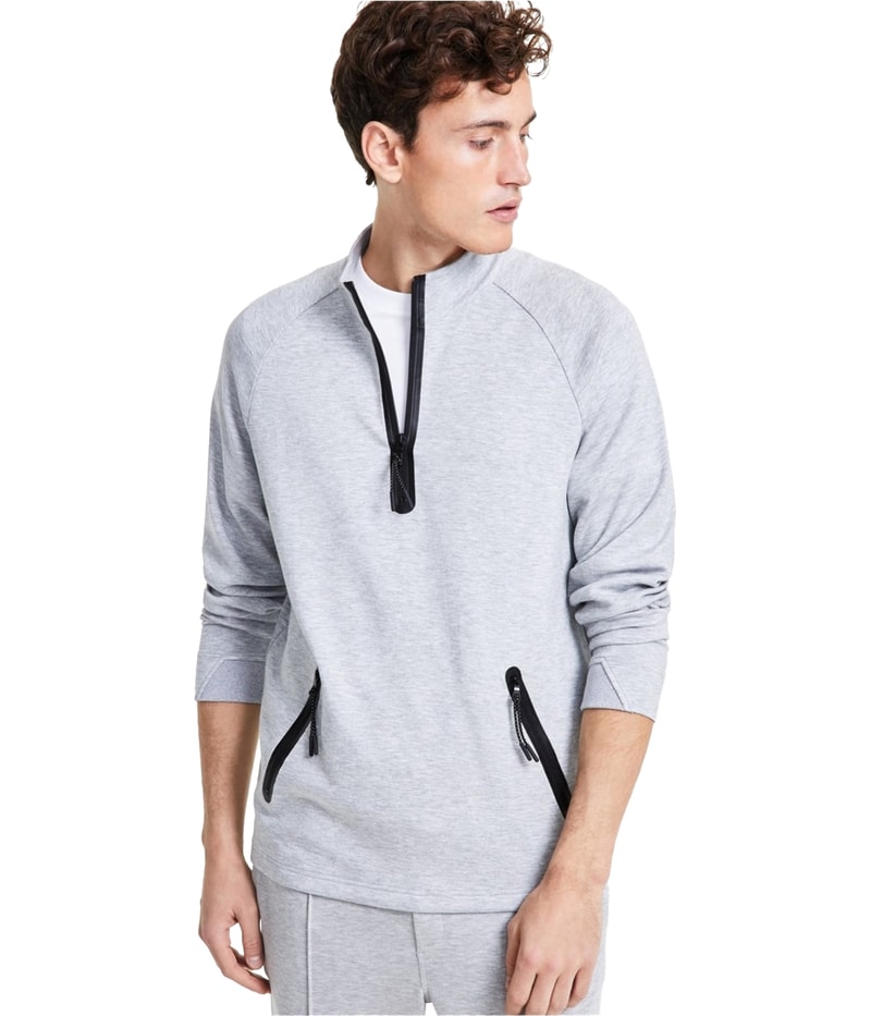 Alfani Mens Alfatech Quarter-Zip Sweatshirt