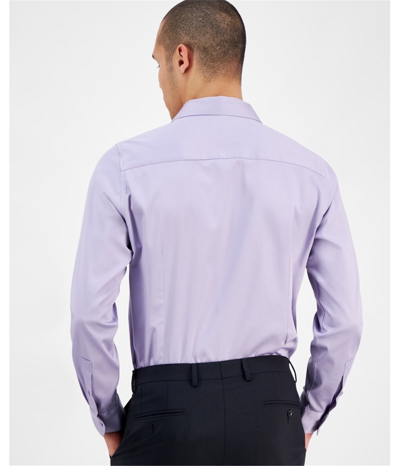 bar III Mens Spread Collar Button Up Shirt