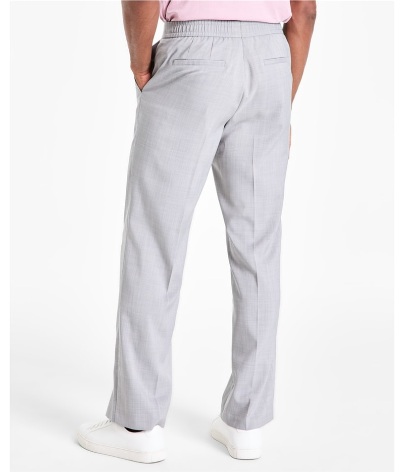Alfani Mens Lightweight Straight Leg Dress Pant Slacks, view 4