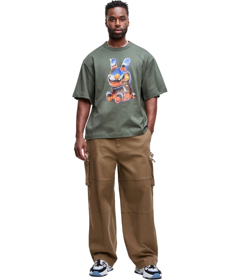 Mode Of One Mens Bunny Graphic T-Shirt