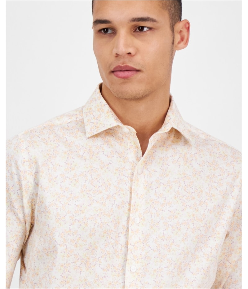 bar III Mens Slim Fit, Stretch Button Up Shirt