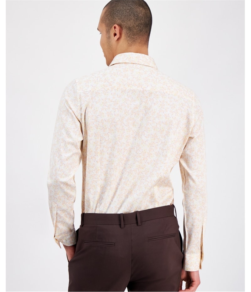 bar III Mens Slim Fit, Stretch Button Up Shirt