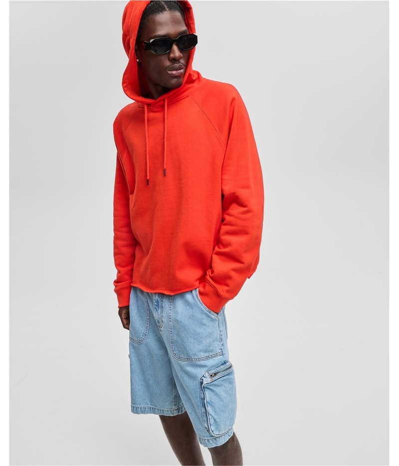 Mode Of One Mens French Terry Hoodie Sweatshirt