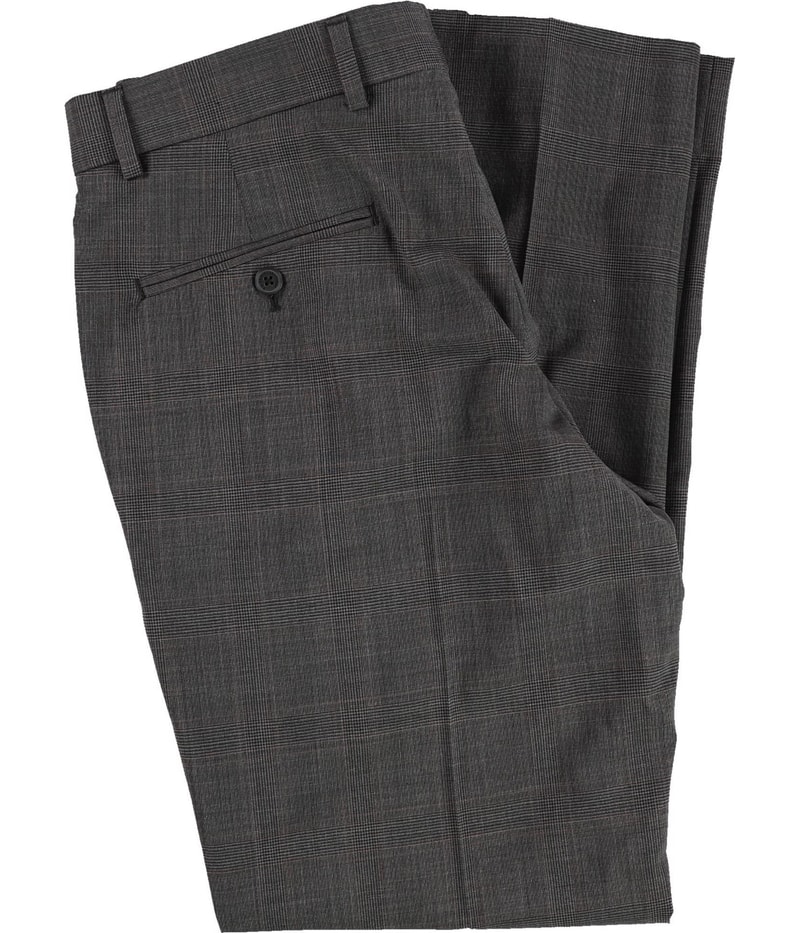 Brooks Brothers Mens Classic Fit Stretch Wool Blend Straight Leg Casual Pants