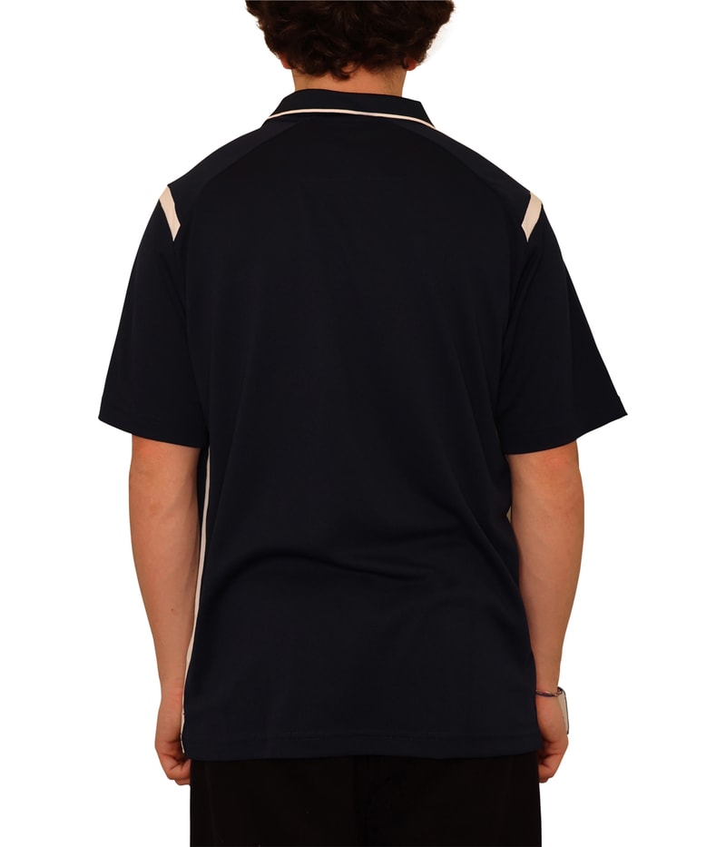 Antigua Mens LA Rams Polo Shirt in Navy, image 3 of 4