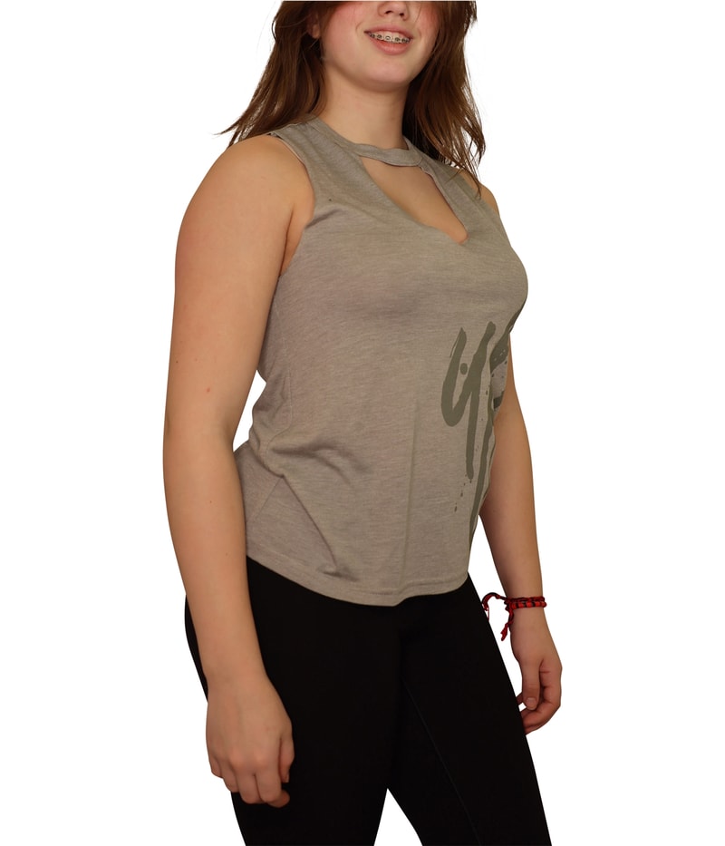 UFC Womens Cut Out Neck Tank Top