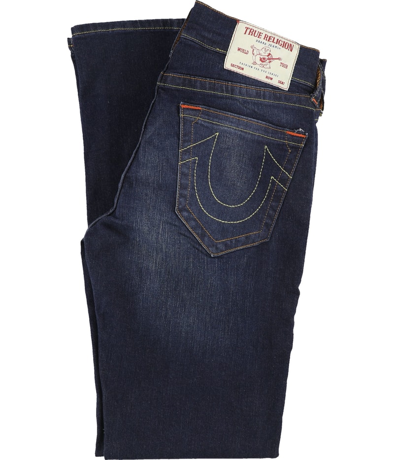 True Religion Mens Geno Relaxed Tapered Slim Jeans
