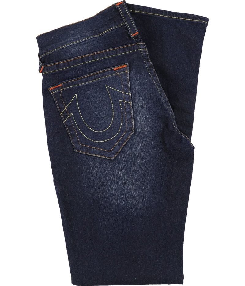 True Religion Mens Geno Relaxed Tapered Slim Jeans
