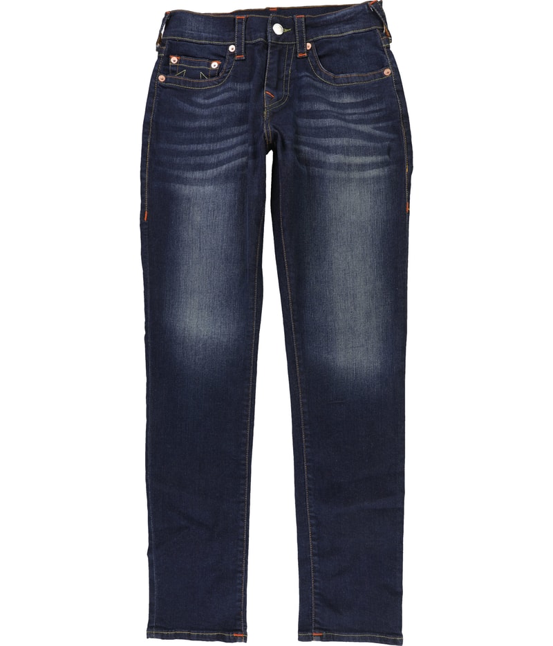 True Religion Mens Geno Relaxed Tapered Slim Jeans