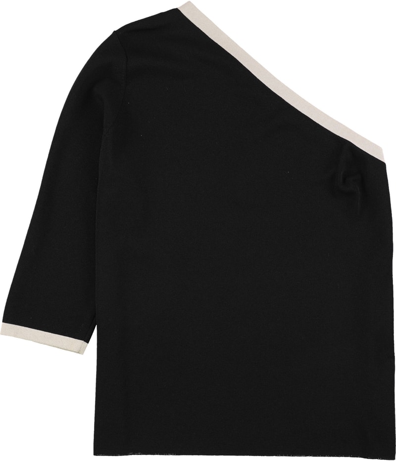 Anne Klein Womens Asymmetrical Pullover Sweater