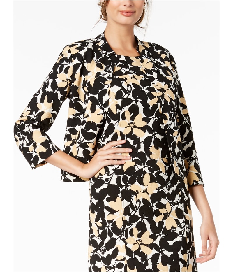 Kasper Womens Open-Front Blazer Jacket