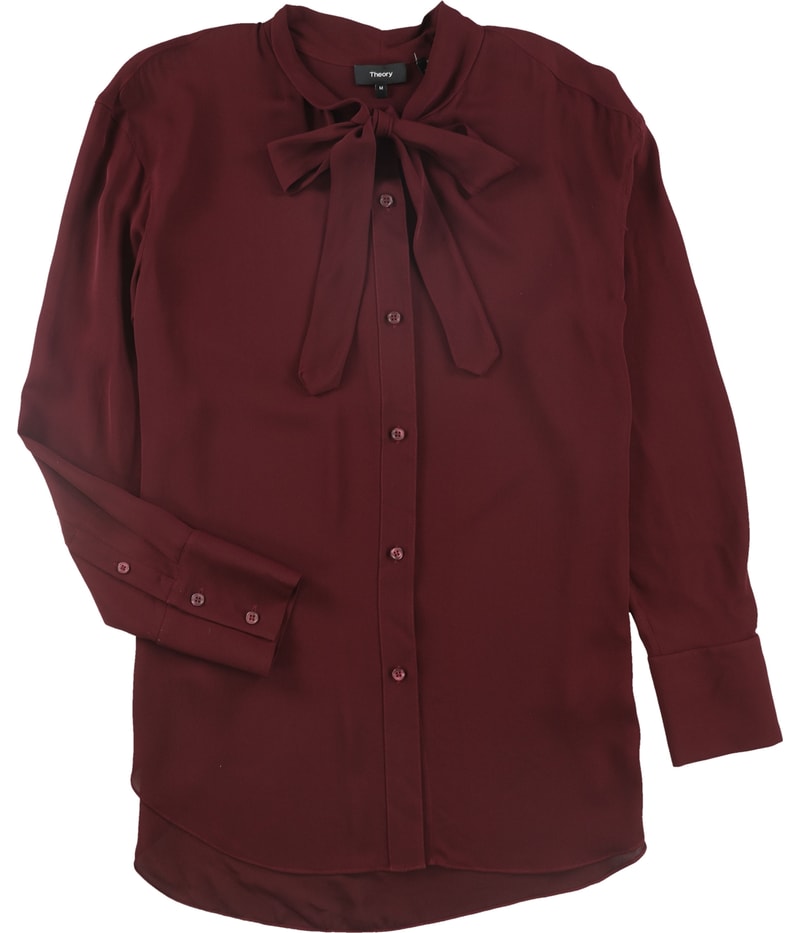 Theory Womens Weekender Button Down Blouse
