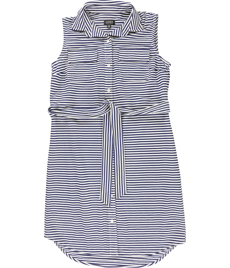 Jones New York Womens Belted Shirt Dress