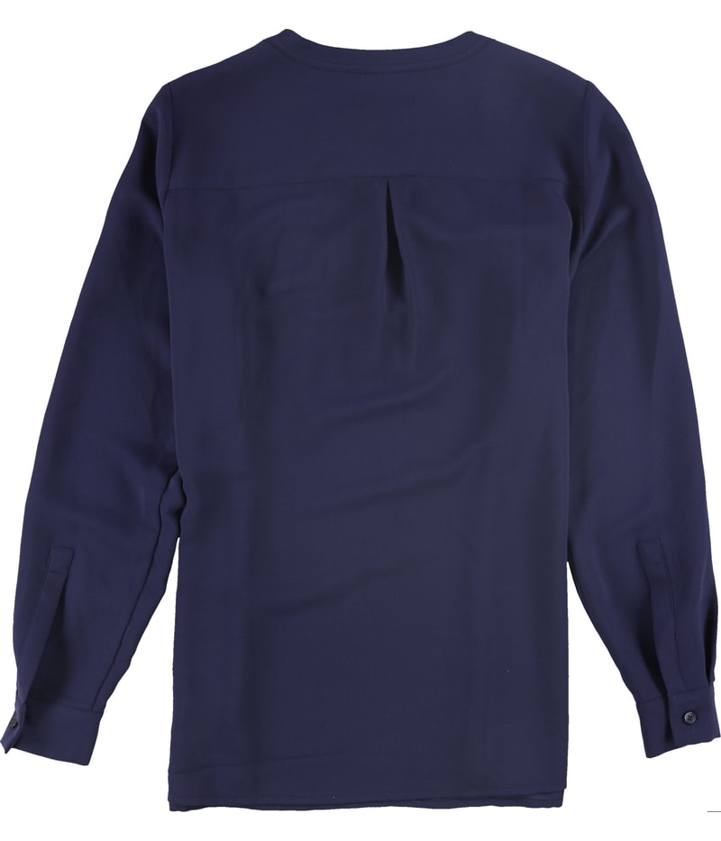 Jones New York Womens Lace Up Neck Knit Blouse
