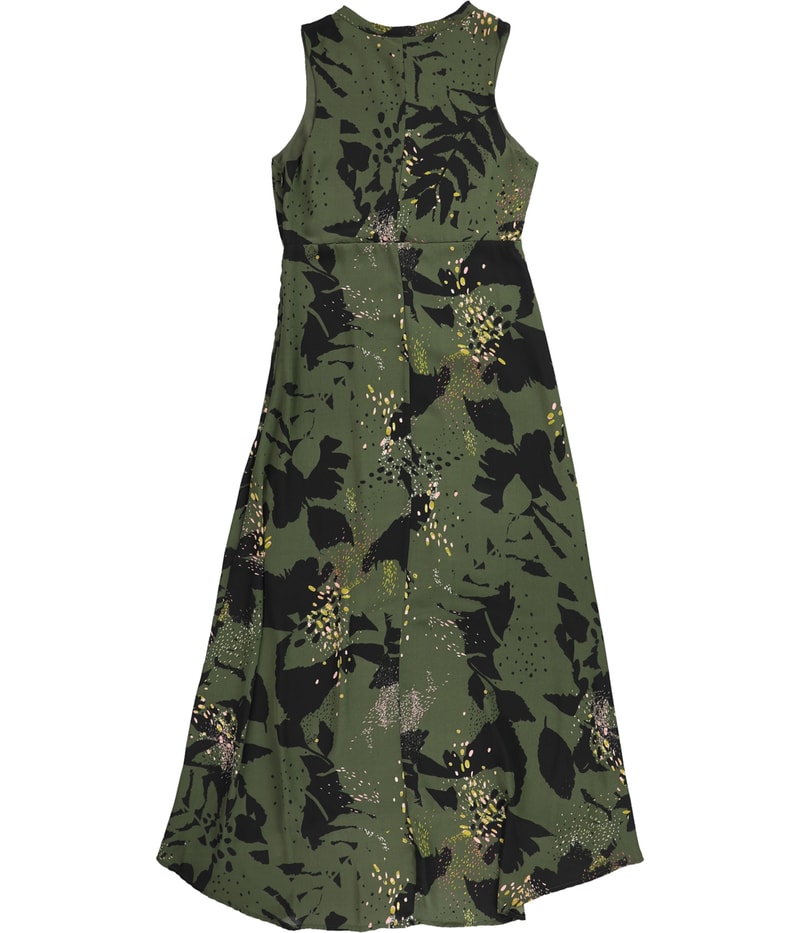 bar III Womens Split Neck High-Low Dress