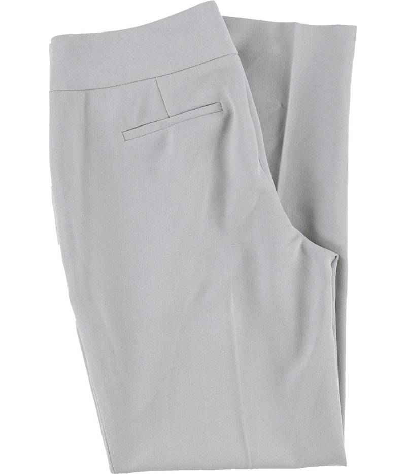 Kasper Womens Solid Straight Leg Dress Pants