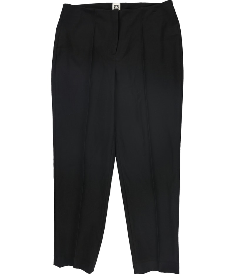 Anne Klein Womens Front Seamed Straight Leg Slacks Casual Pants