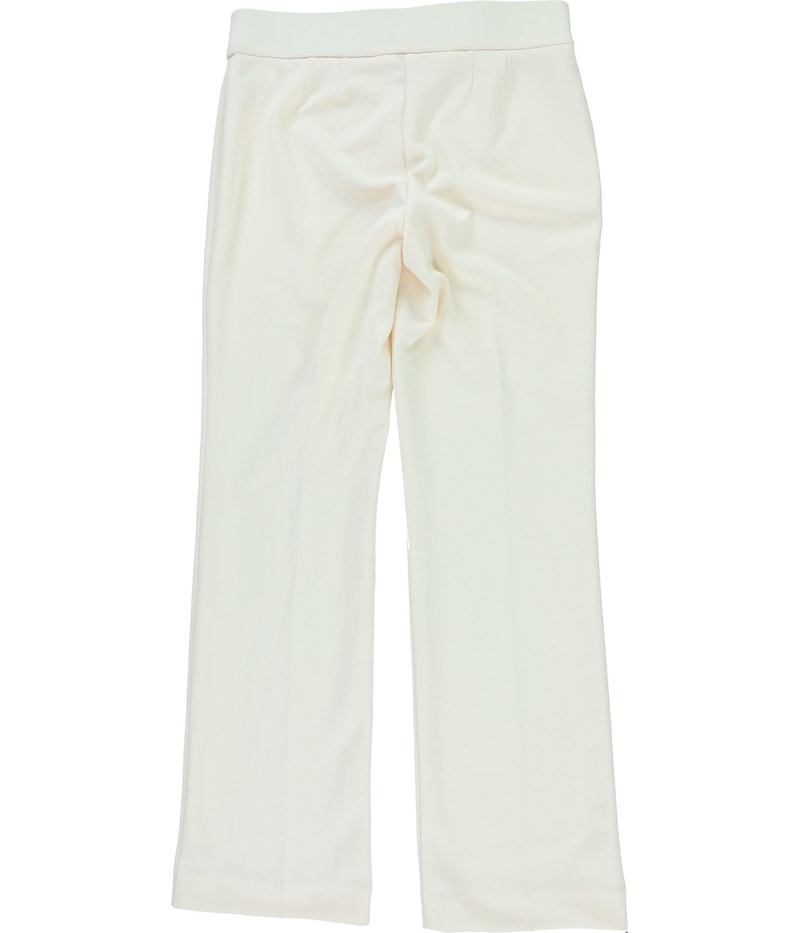 Anne Klein Womens Textured Straight Leg Casual Pants, view 2