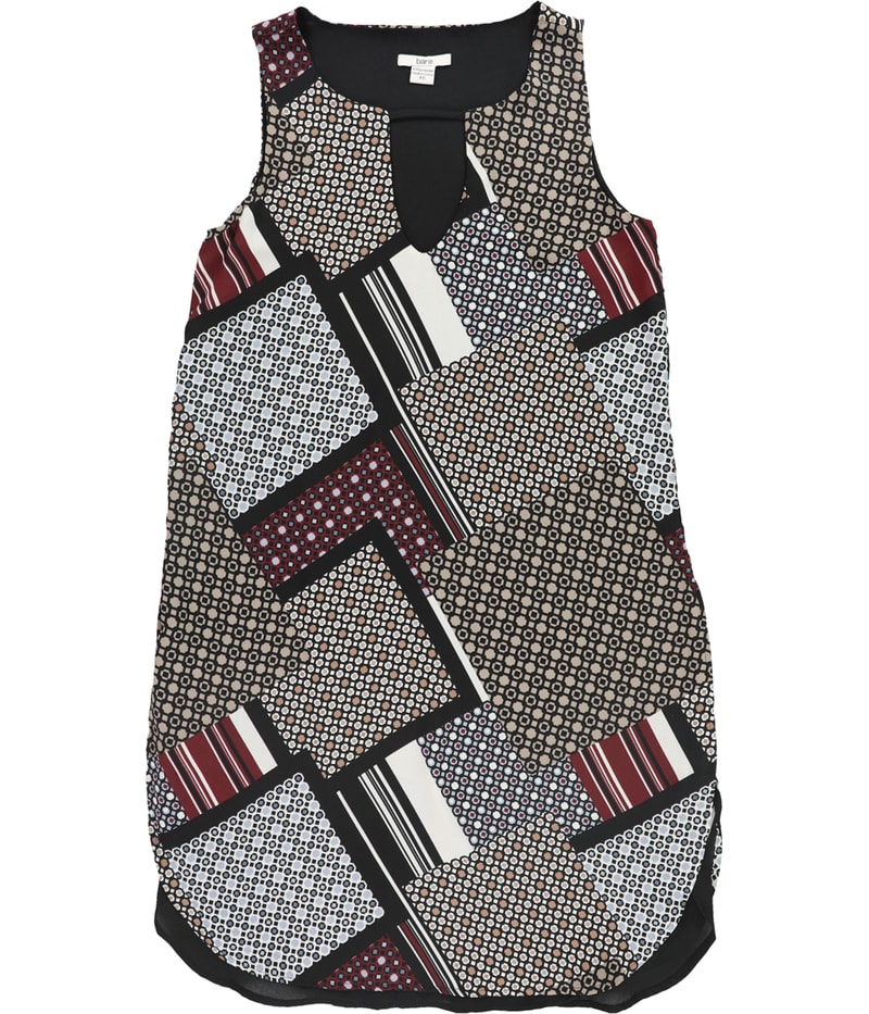 bar III Womens Printed Shift Dress