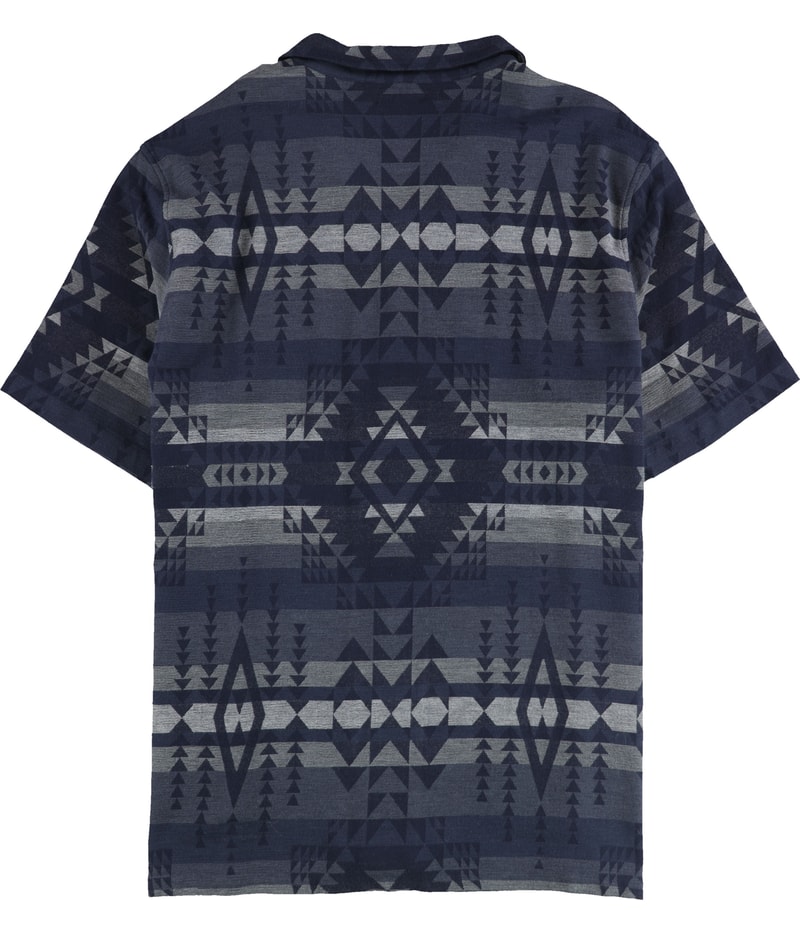 Frye Mens Woven Aztec Button Up Shirt