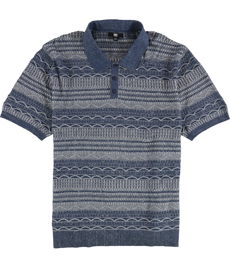Frye Mens Knit Polo Shirt