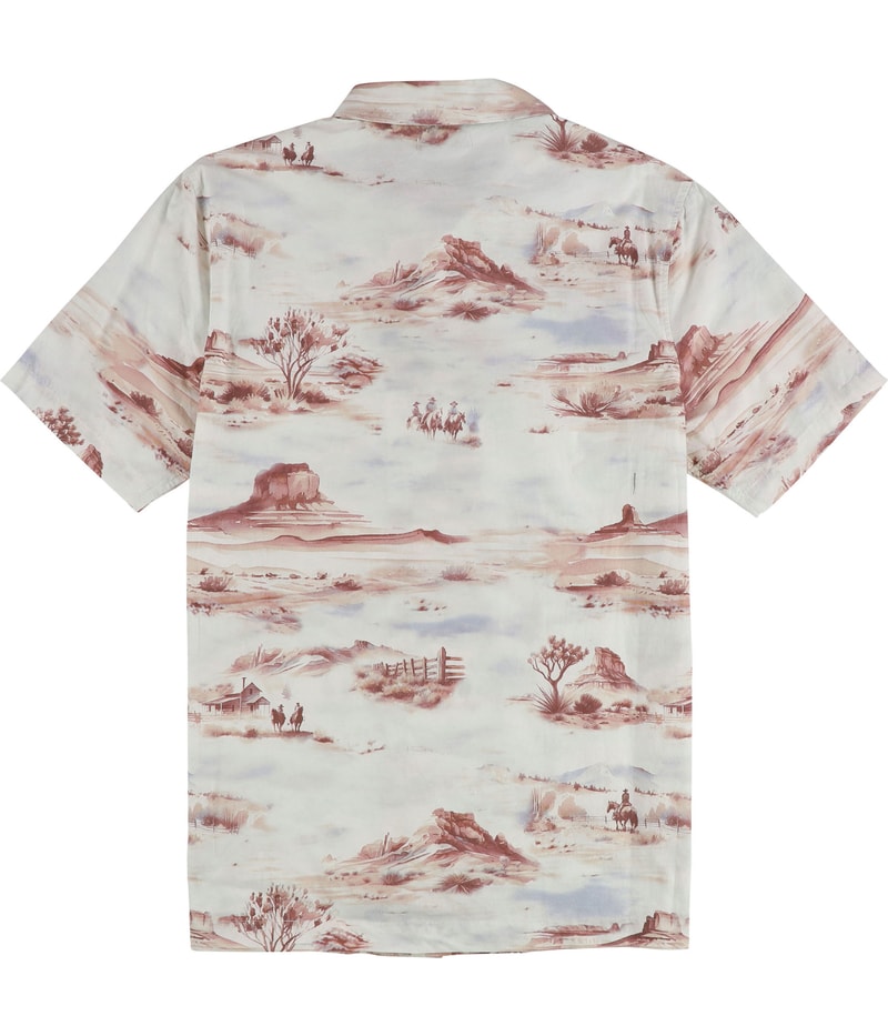 Frye Mens Graphic Applique Button Up Shirt