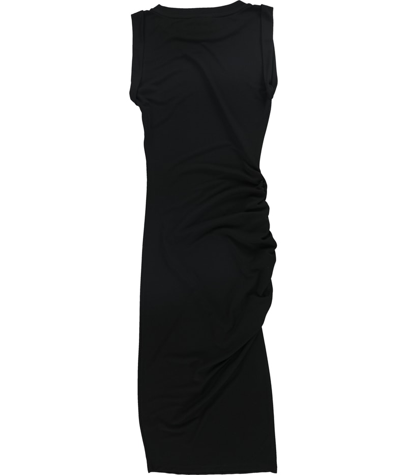 bar III Womens Ruched Midi Sheath Dress