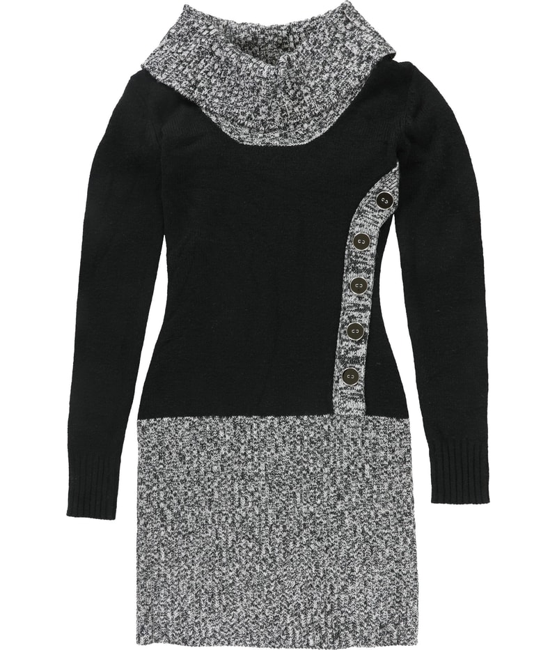 BCX Womens Button Sweater Dress
