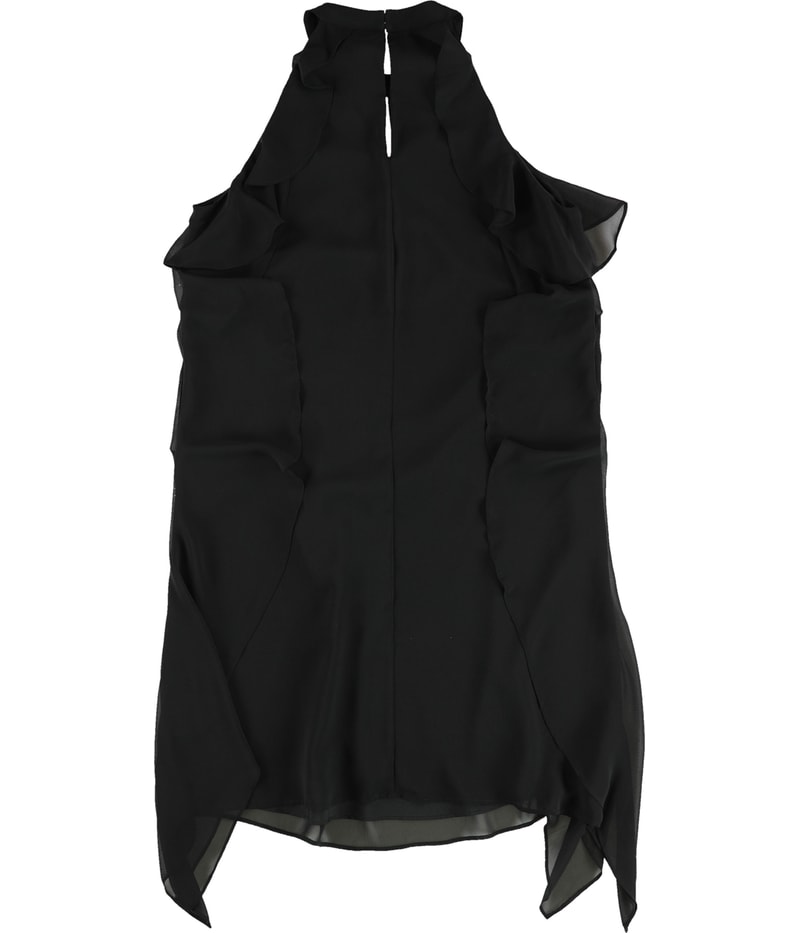 bar III Womens Flutter Shift Dress