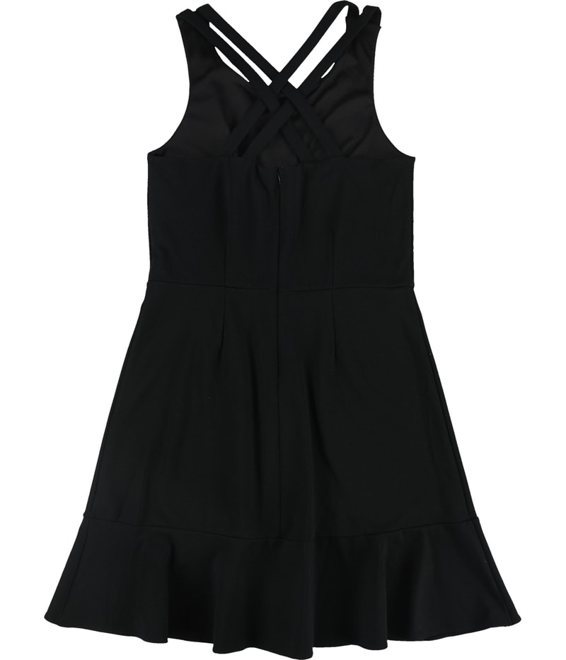 bar III Womens Crisscross Shift Dress