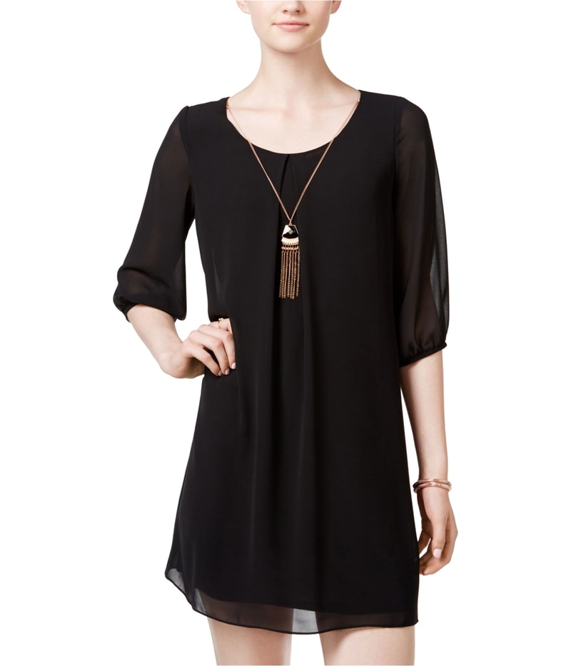 BCX Womens Cutout Back A-line Dress