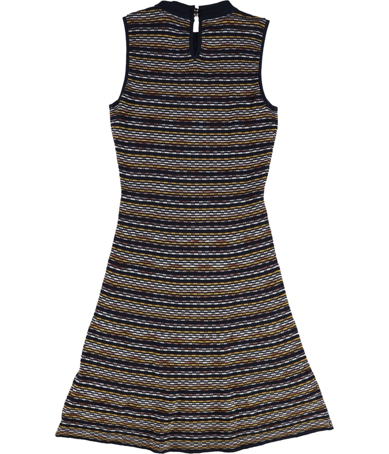 bar III Womens Printed Mock-Neck Sweater Dress