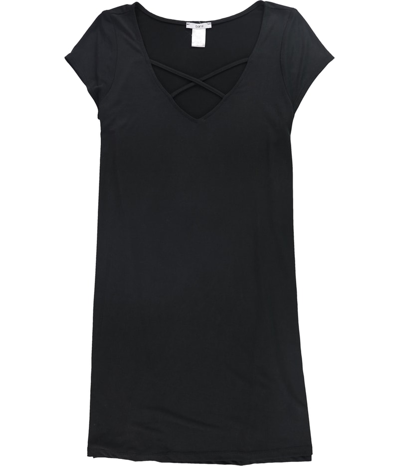 bar III Womens SS Shirt Dress