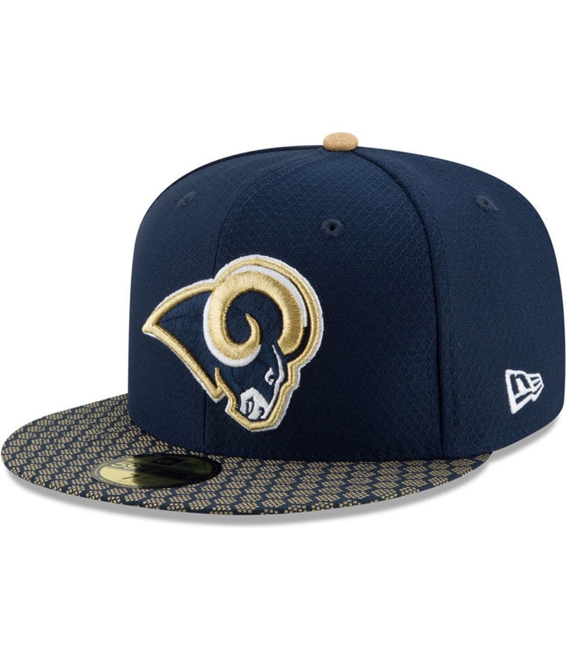 New Era Mens LA Rams Sideline Official Baseball Cap
