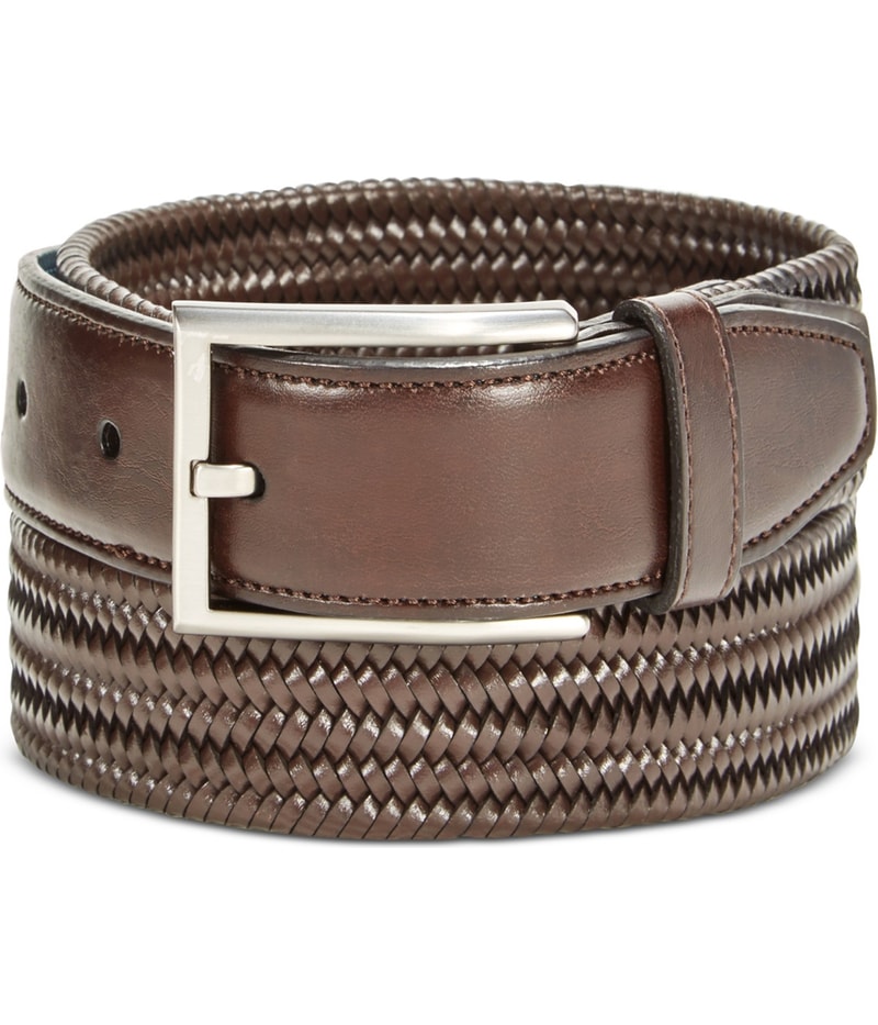 Ryan Seacrest Mens Stretch Braided Belt