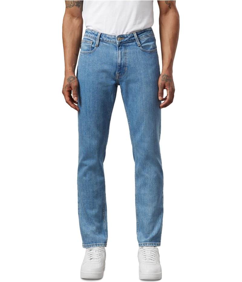 Frank & Oak Mens Classic Tapered Slim Jeans