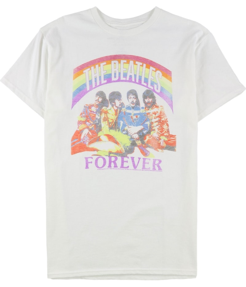 Junk Food Mens The Beatles Forever Graphic T-Shirt